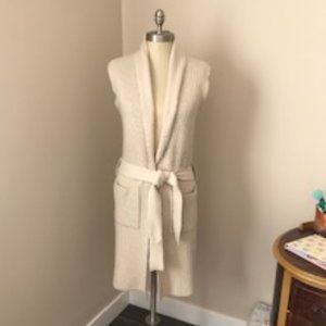 Duster Style Sweater Vest